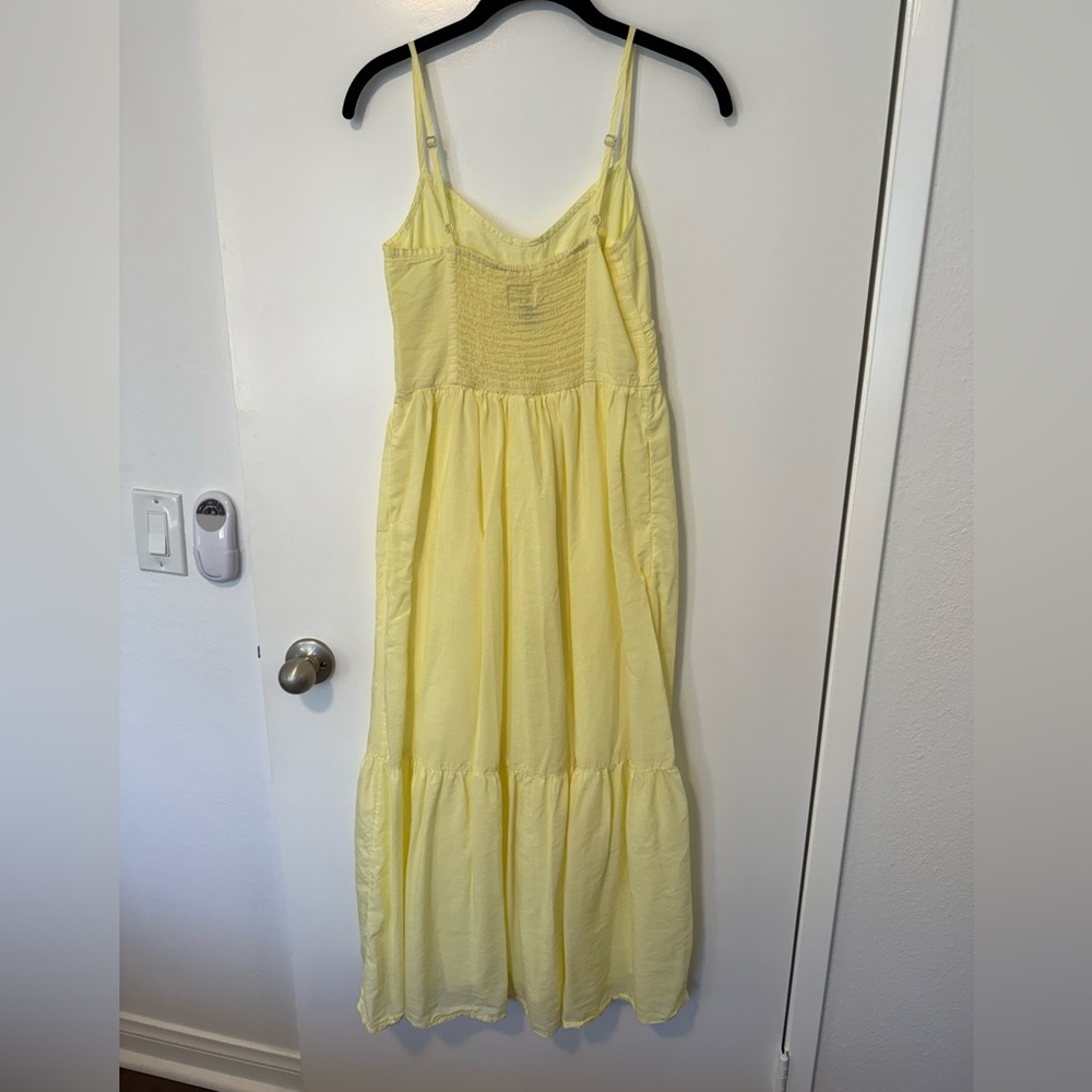 Universal Thread Light Yellow Midi Dress - Picture 2 of 3